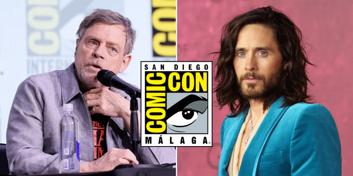 Mark Hamill y Jared Leto en la Comic Con Málaga 2025.