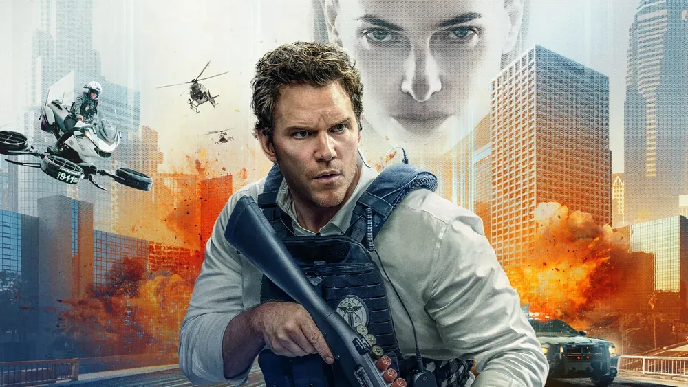 Banner de Mercy, película de Chris Pratt