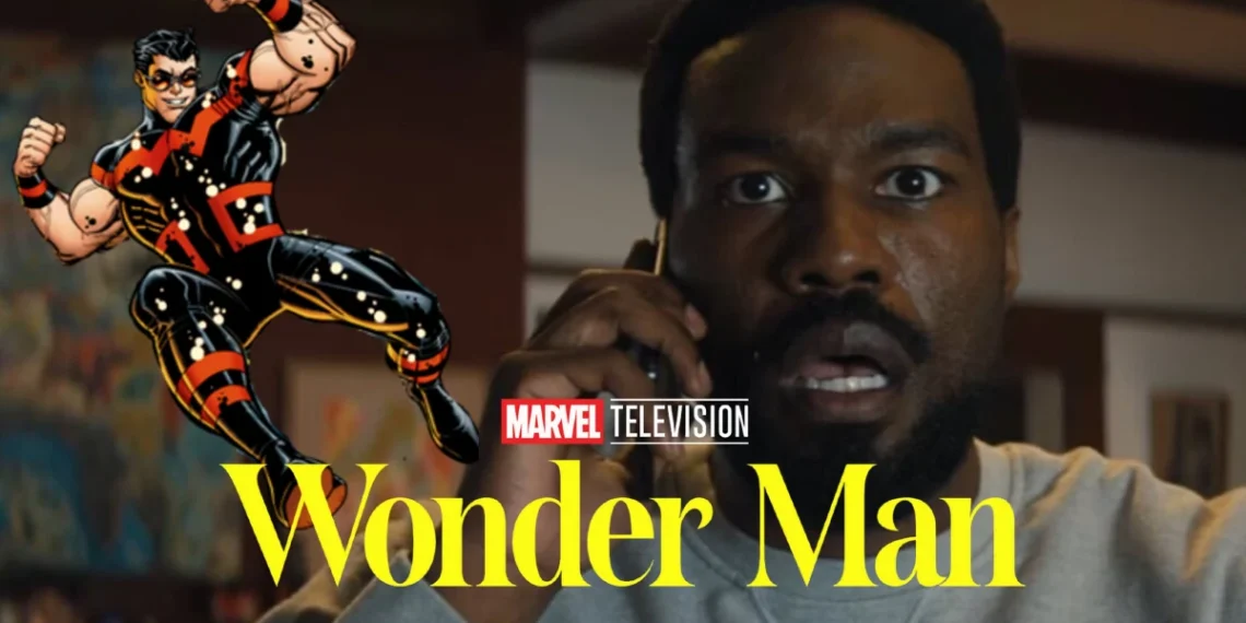 Simon Williams caracterizado en la serie Wonder Man de Marvel Studios