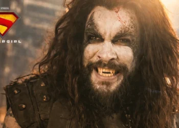 Primer plano nítido de Jason Momoa caracterizado como Lobo en el nuevo teaser de Supergirl